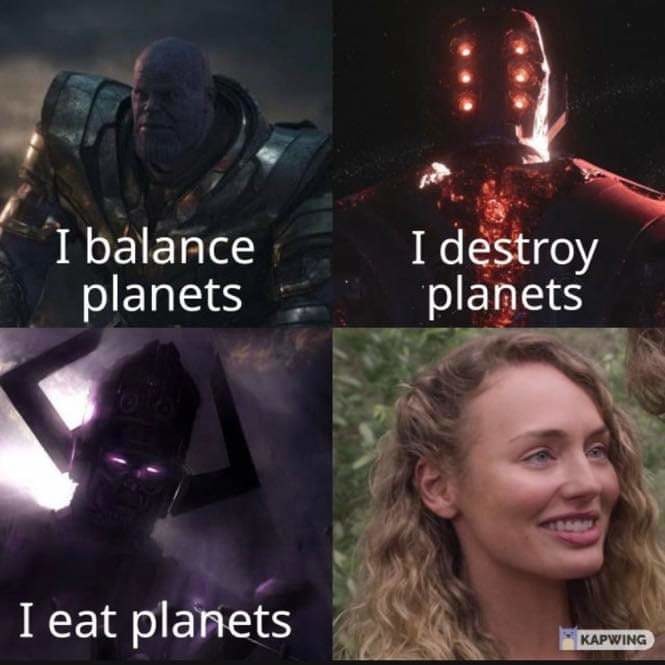 I love planets - meme
