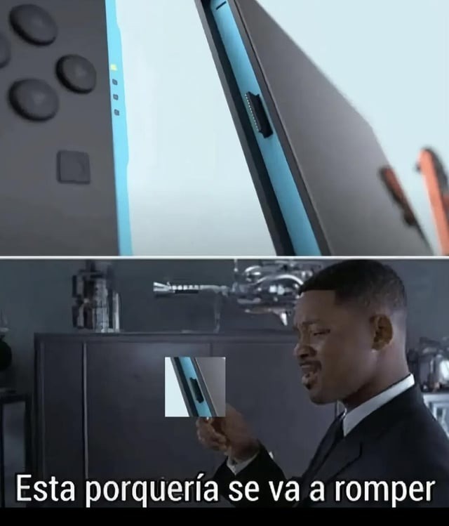 Viendo la Switch 2 - meme