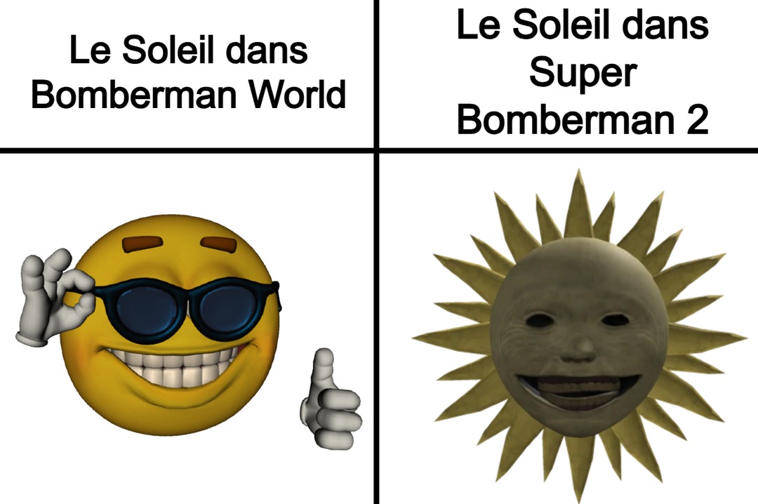 Il fait peur (jouez a bomberman) - meme