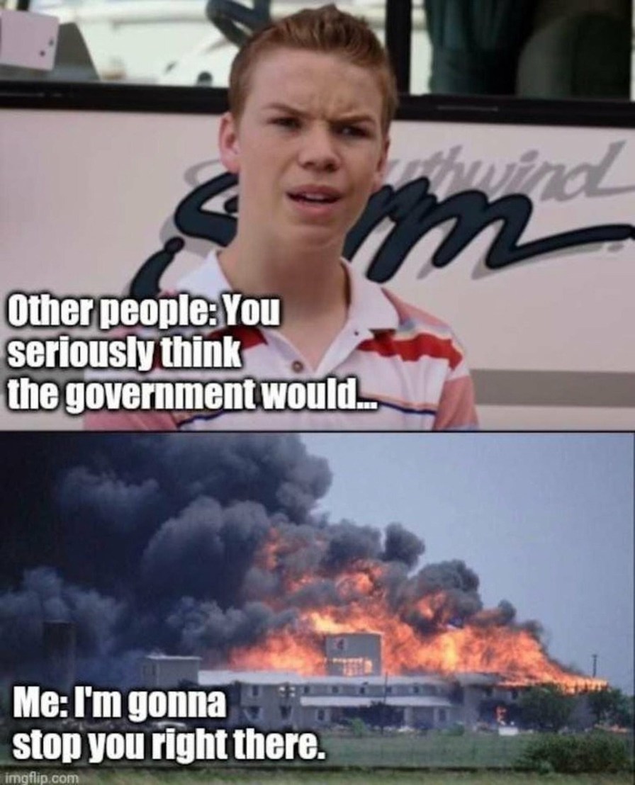 We're from the .gov and we're here to help - meme