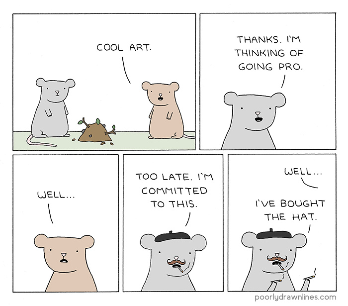 Спасибо буду думать. Poorly drawn lines. Подумываю. Думаю пора. Уже подумываю.