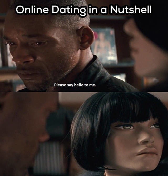 Online dating - meme