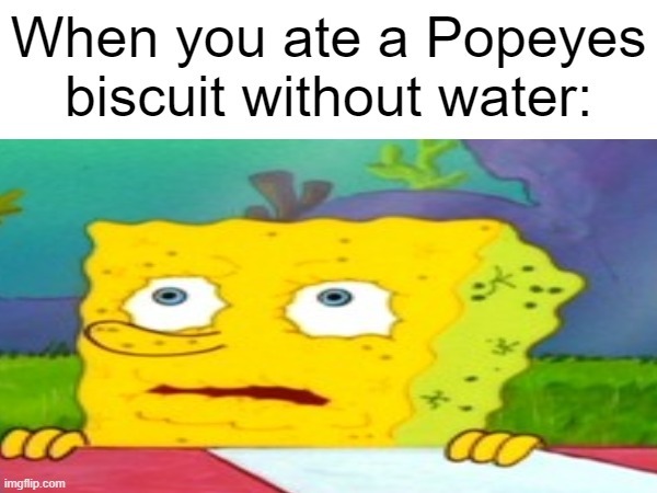 Popeyes biscuits sucks - meme