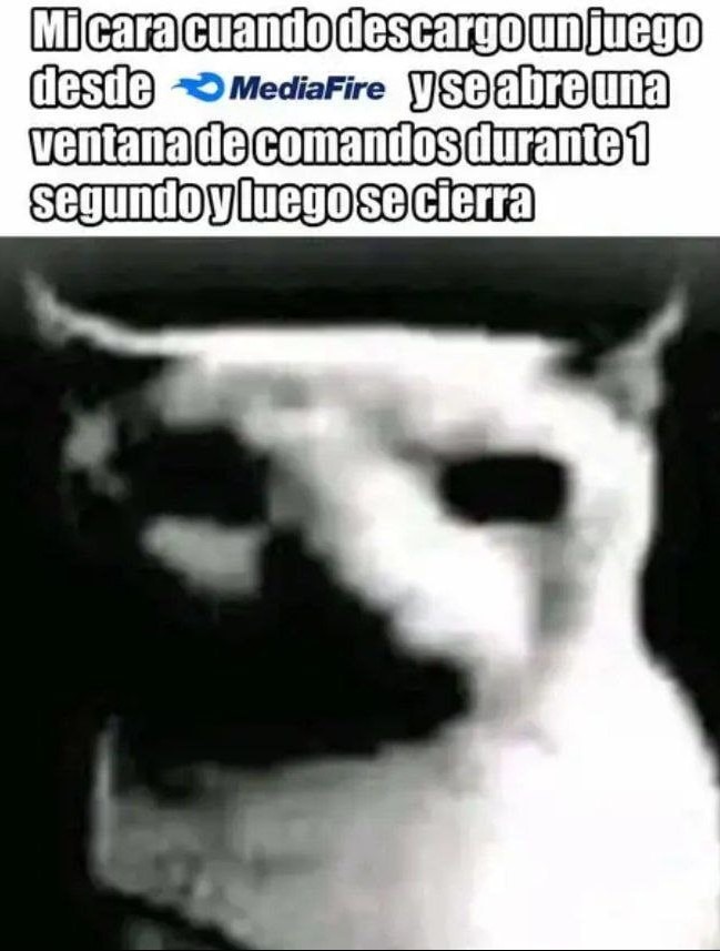 Maldito mediafire me colaste un trojano - meme