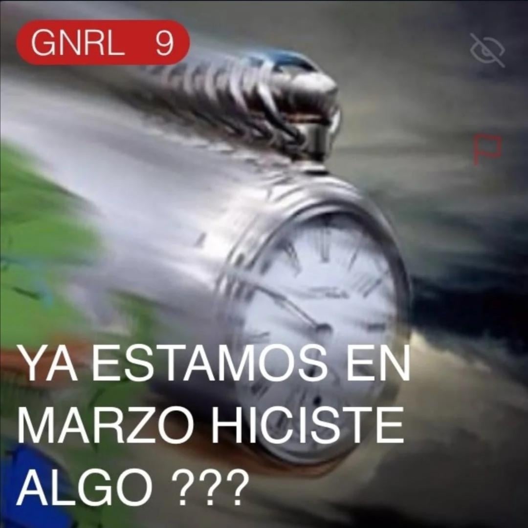 Hiciste algo este año o que - meme