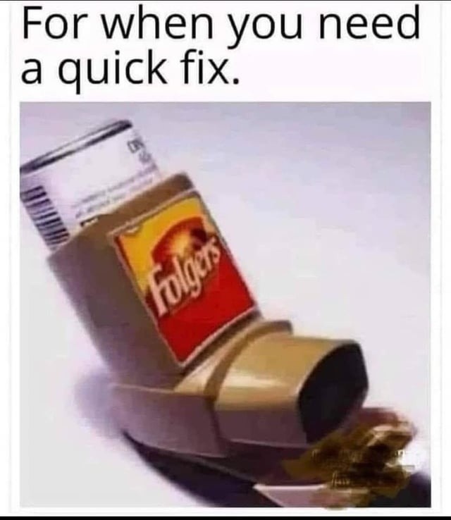 When you need a fix and the vibes are off - meme