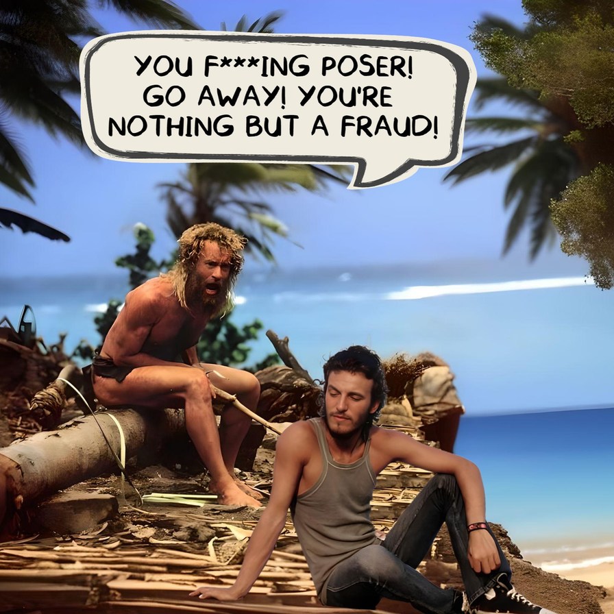Poser Bruce - meme
