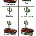 Muchos c4 y muchos cactus