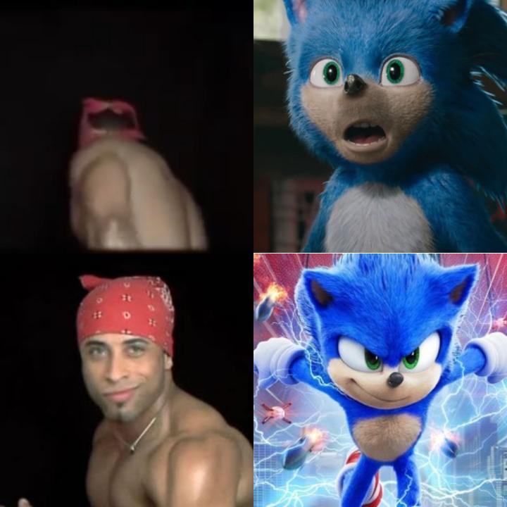 Sonic pelicula - meme