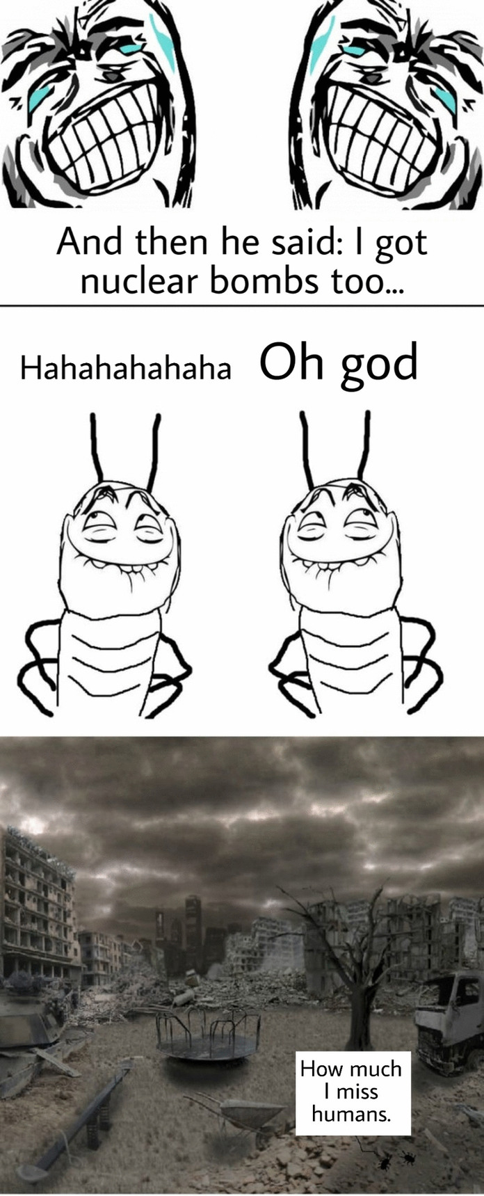 Roaches be like - meme