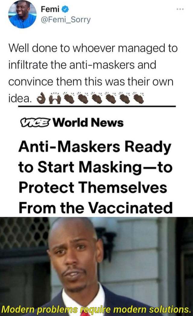 Fuck the anti-vaxx and anti-mask - meme