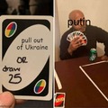 Putin plays uno