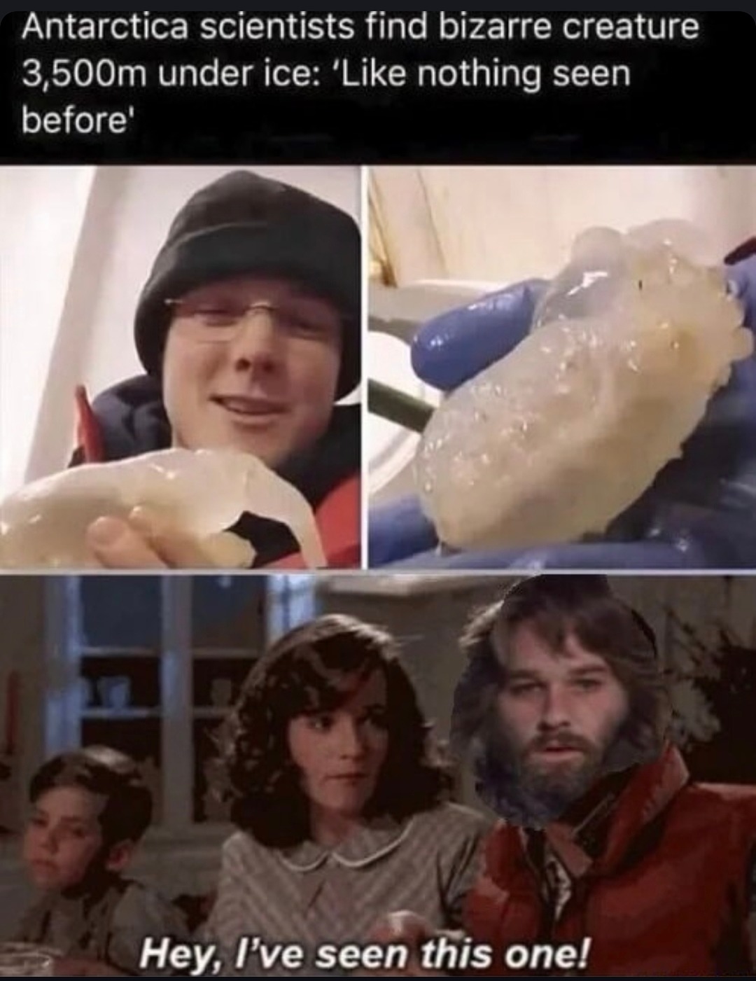 Antarctica scientists just found a nightmare under the ice - meme