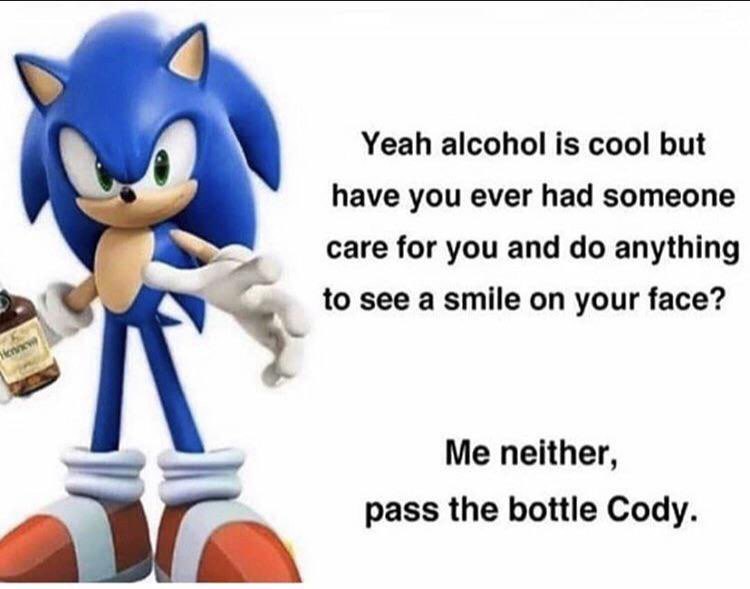 pass the bottle cody - meme