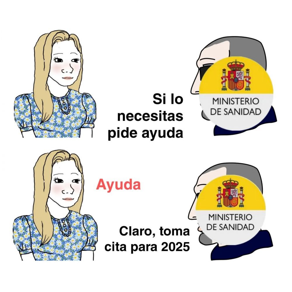 Ministerio de Sanidad española - meme