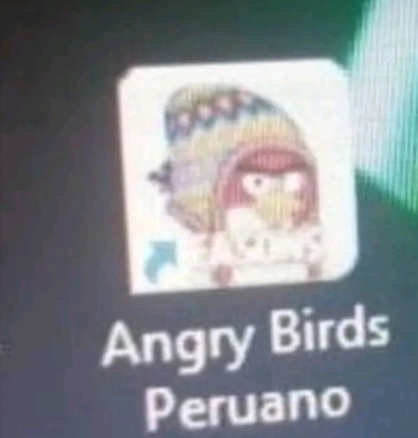 Angry Birds Peruano - meme