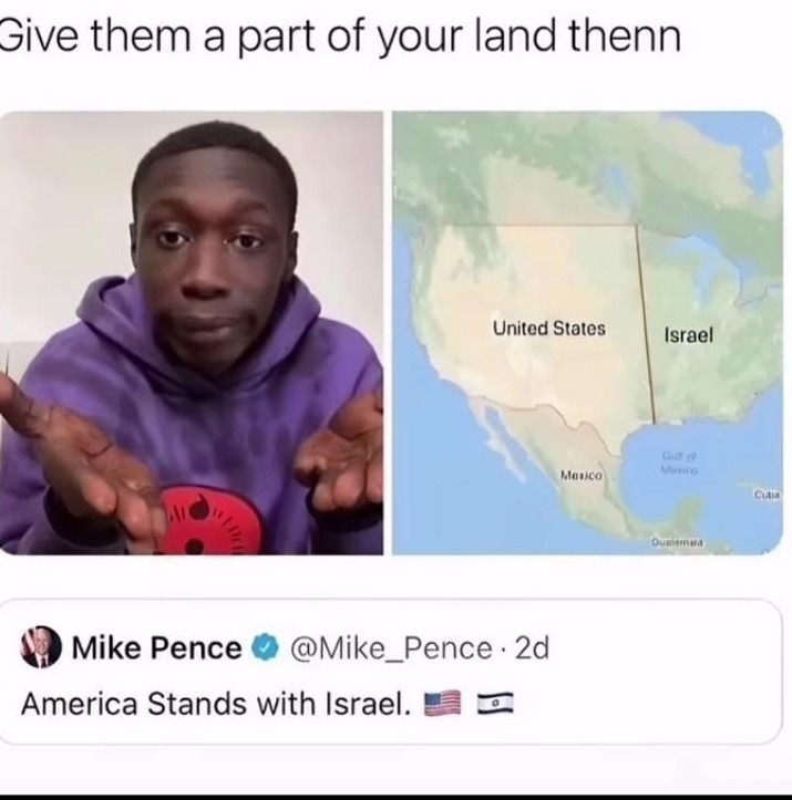 Give some land to your greatest allies - meme