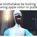 Vision pro in public
