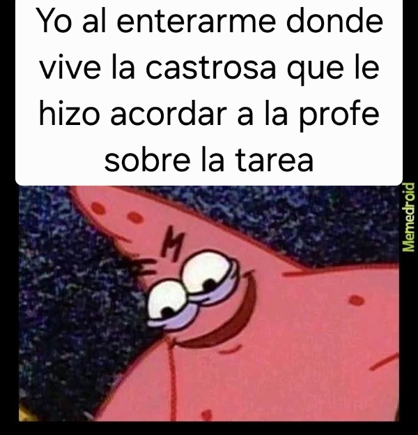 El título se fue a balacear a la castros del curso - meme