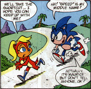 Sonic Maurice the hedgehog - meme