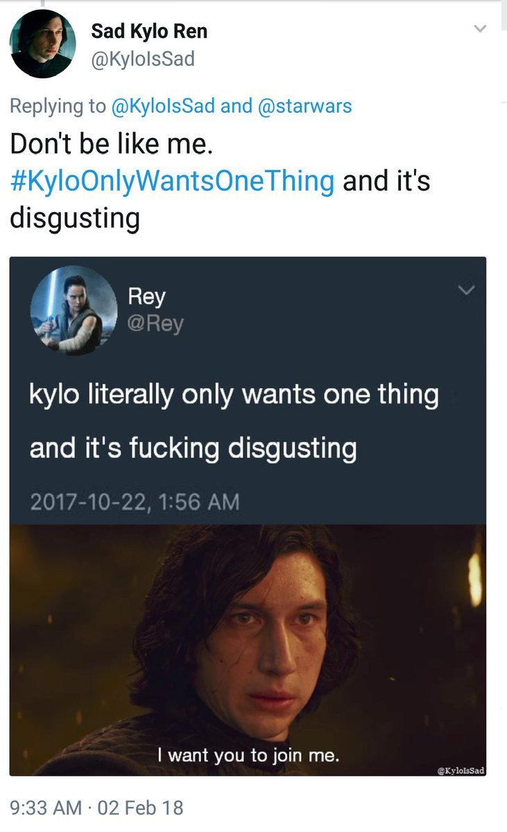Kylo Is Sad - meme