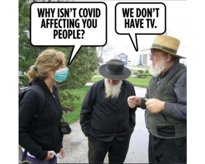 Seriously TV NEWS is filled with covid - meme