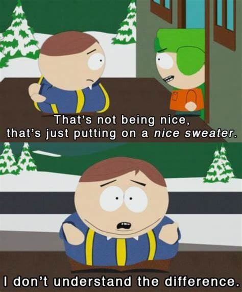 A nice sweater is all - meme