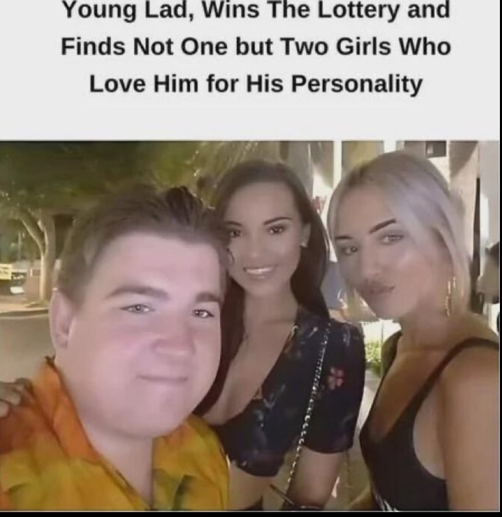He has a great personality and an even greater piggy bank - meme