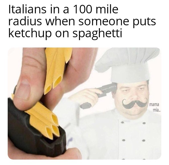 Time to commit pasta - meme