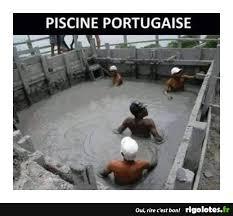 la piscine des portugaise - meme