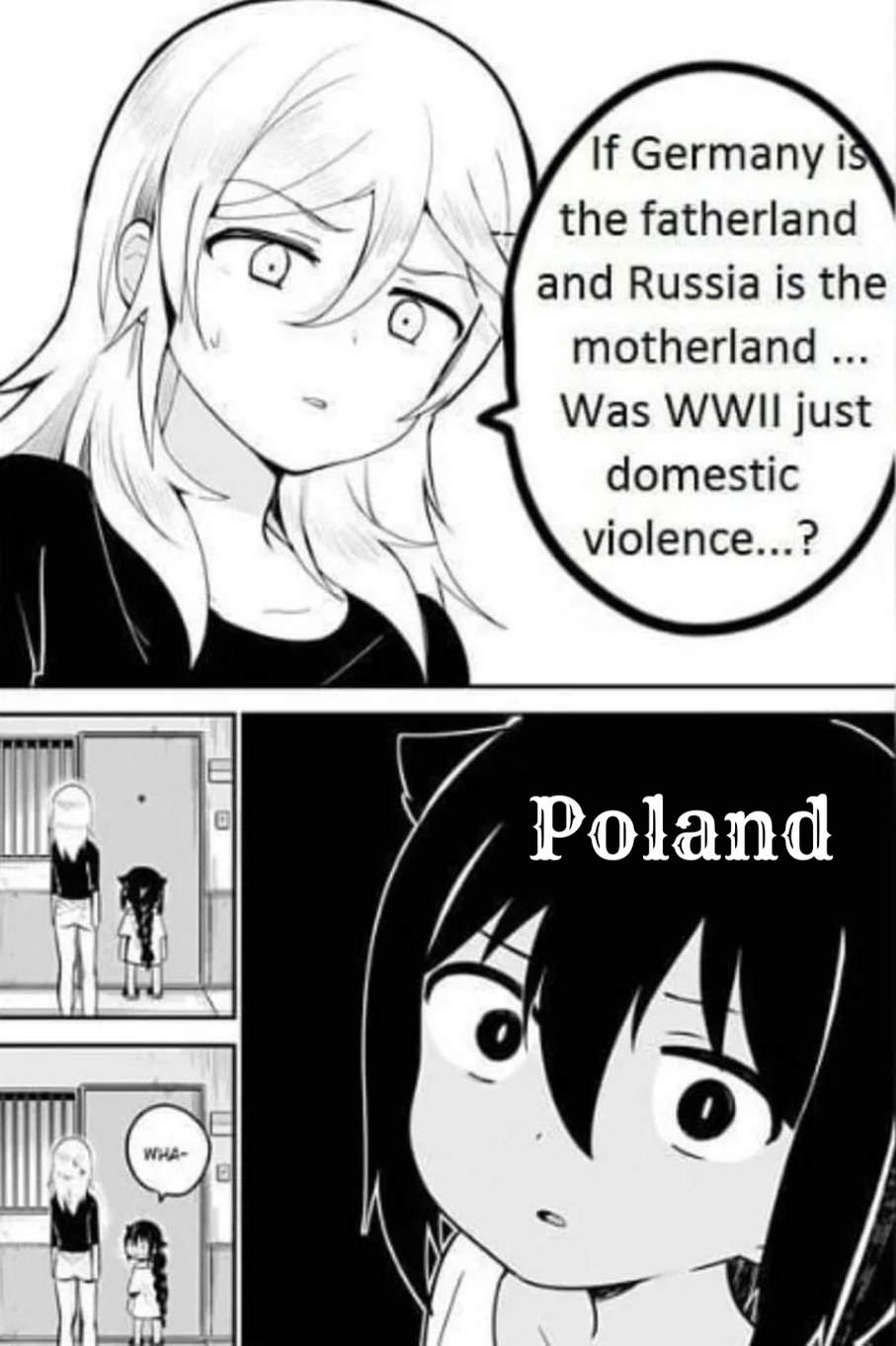 1939 Europe's domestic dispute - meme