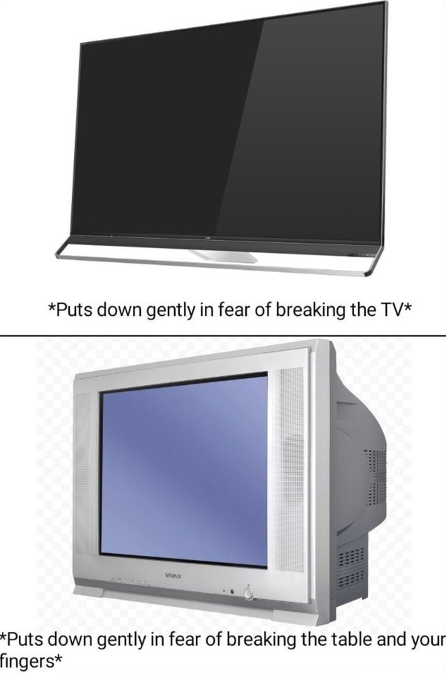 How TVs have changed - meme
