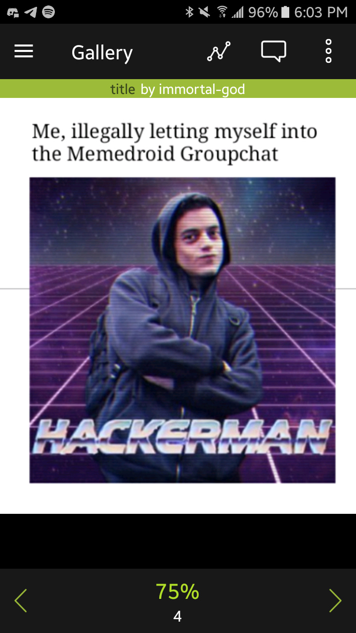 Join the memedroid group chat