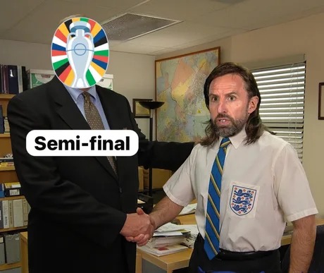 Gareth Southgate semifinal meme
