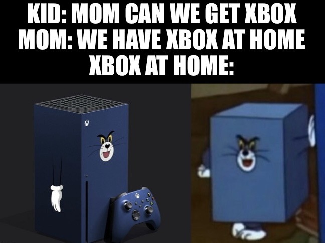 Damn can’t wait to go home and play TomBox - meme