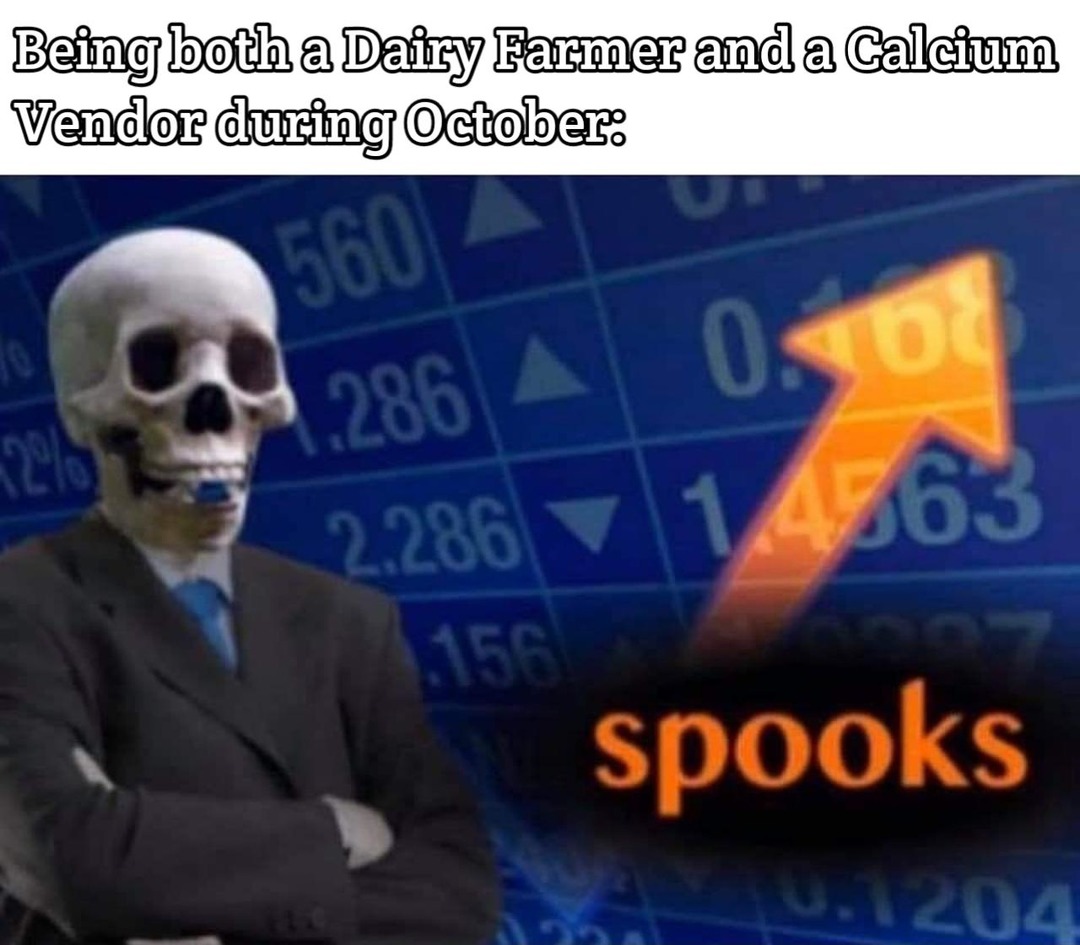 October stonks meme