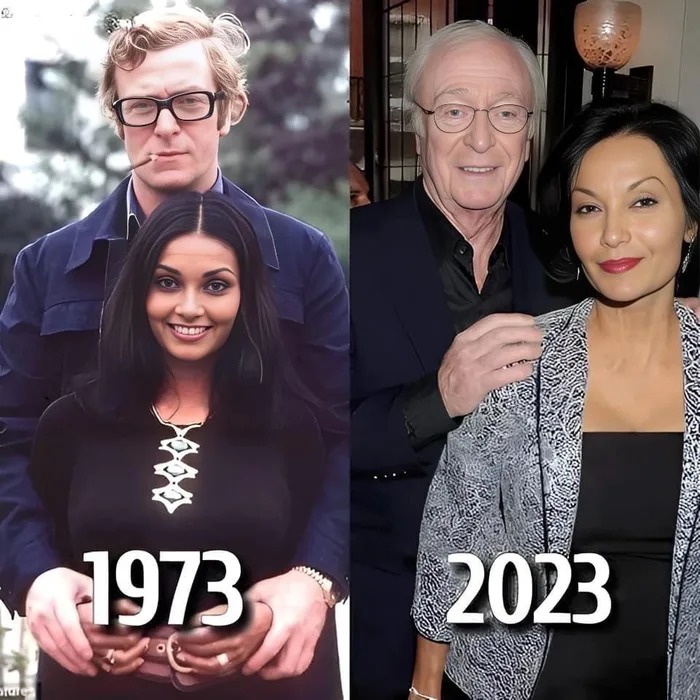 Michael Caine and his wife - meme
