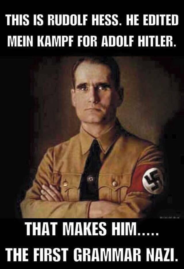 Gramar nazi - meme