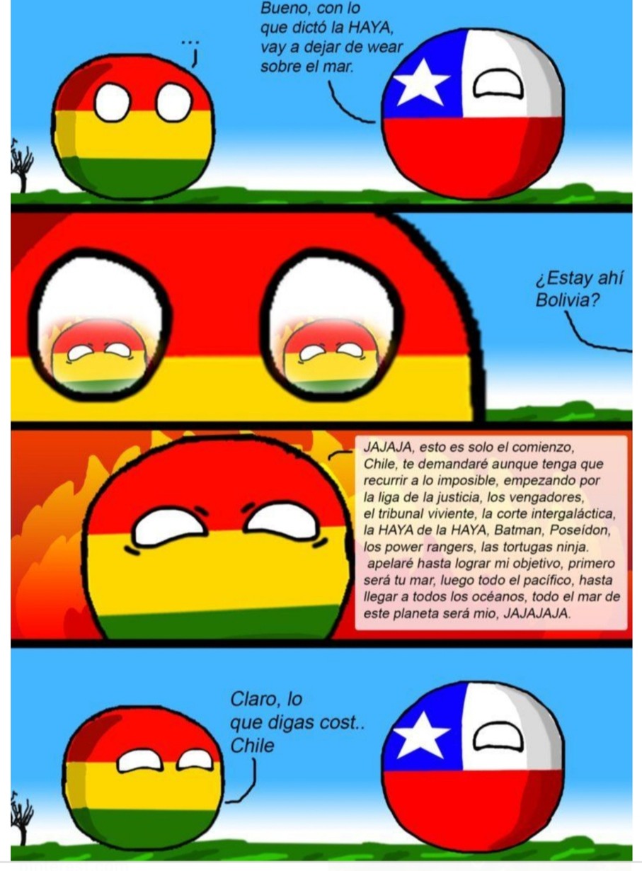 Chile x bolivia - meme