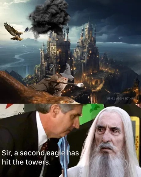 Saruman as Bush - meme