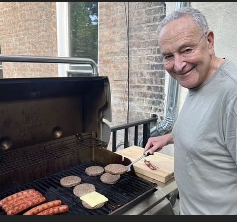 The left can't grill either - meme