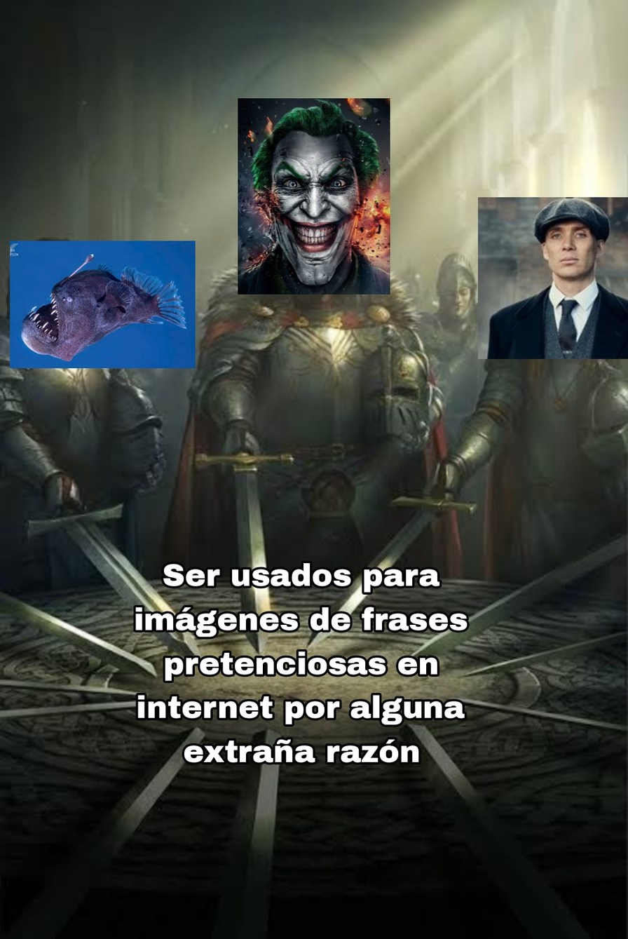 Contexto: en los últimos días andan usando al pez para mensajes "profundos" sobre salir de la zona de confort o cosas así sin mucho sentido - meme