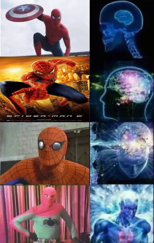 El mejor Spider-man es Peter Parker - meme