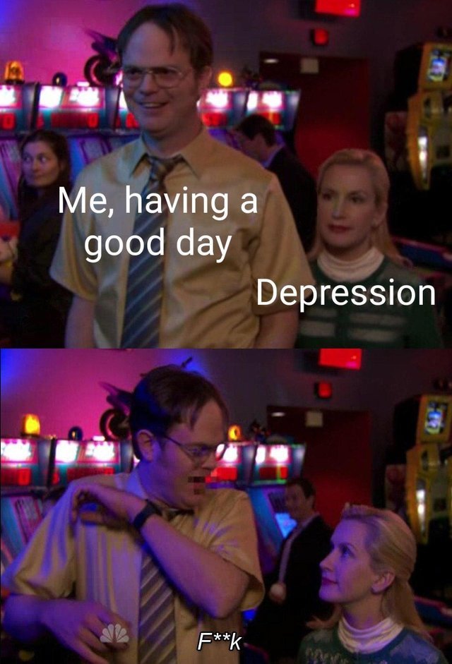 My depression always comes back - meme