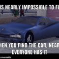 Problem with rare cars in gta