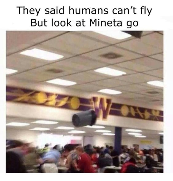 He has wings? - meme