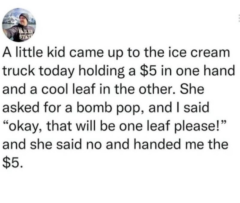 funny ice cream selling to a little kid