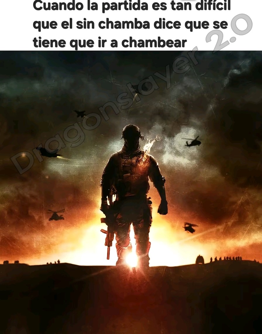 Se va a ir a chambear - meme