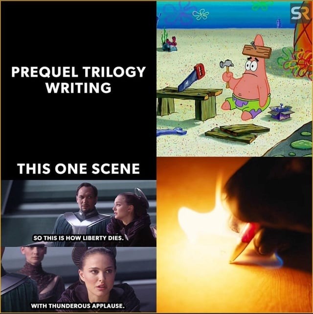 Liberty died and the prequels made it iconic - meme