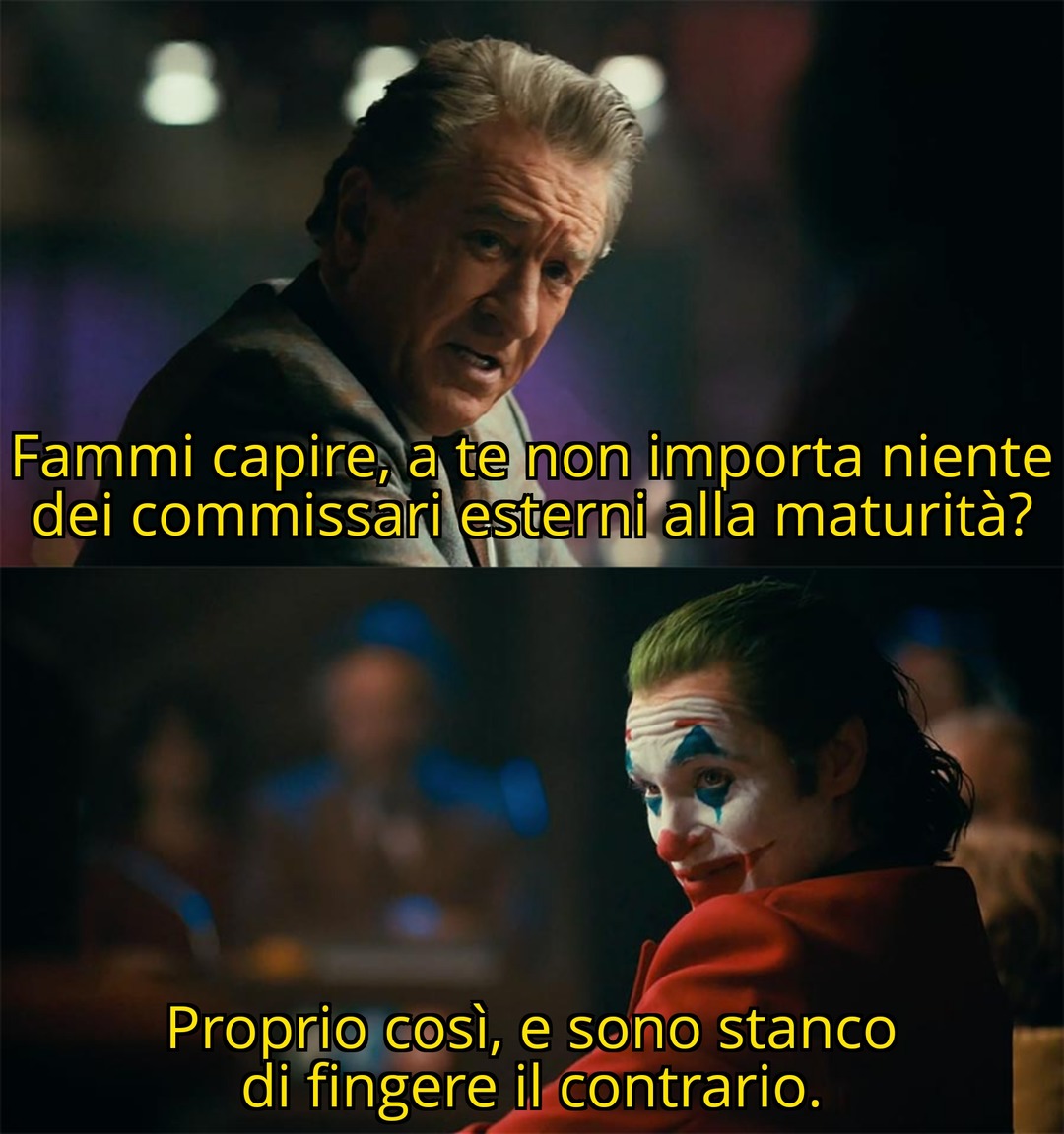 E non lo dico solo perché vado bene - meme